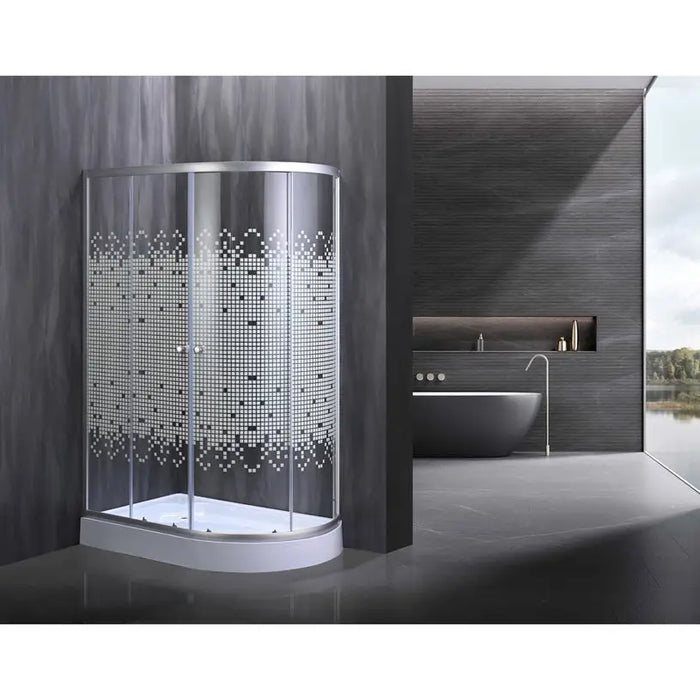 SHOWER CABIN 120X80 SYNCHRO 8051 L - Обикновени душ кабини<<<Душкабини и сауни<<<Баня<<<Praktiker