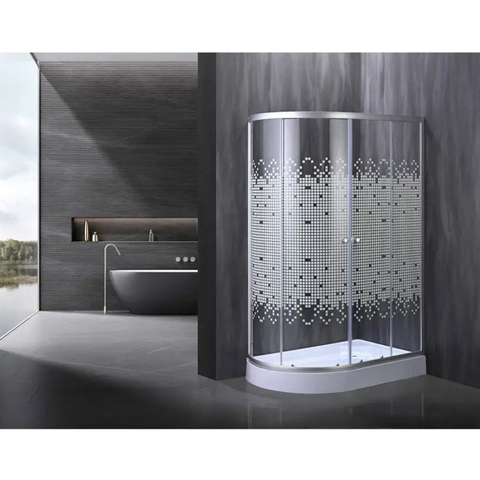SHOWER CABIN 120X80 SYNCHRO 8051 R - Обикновени душ кабини<<<Душкабини и сауни<<<Баня<<<Praktiker