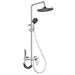 Shower Column Fontastock Silver Stainless steel ABS Plastic Mixer Tap Chromed - Баня<<<Дом Градина<<<BigBuy&&&Аксесоари