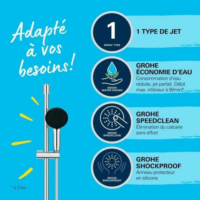 Shower Column Grohe Vitalio Start 110 Plastic - Аксесоари и кранчета<<<Баня<<<Дом Градина<<<BigBuy&&&Душ комплекти