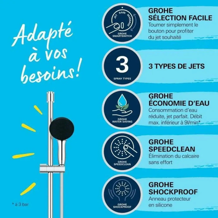Shower Column Grohe Vitalio Start 110 Plastic - Баня<<<Дом Градина<<<BigBuy&&&Аксесоари и кранчета<<<Баня<<<Дом
