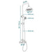 Shower Column Rousseau Bronze Stainless steel - Баня<<<Дом Градина<<<BigBuy&&&Аксесоари и кранчета<<<Баня<<<Дом