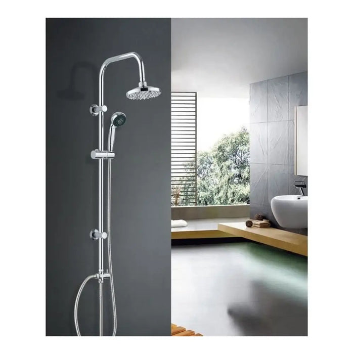 Shower Column Rousseau Sonora 3 Grey Stainless steel ABS Ø 15 cm - Баня<<<Дом Градина<<<BigBuy&&&Аксесоари и
