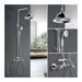 Shower Column Rousseau Stainless steel - Баня<<<Дом Градина<<<BigBuy&&&Аксесоари и кранчета<<<Баня<<<Дом