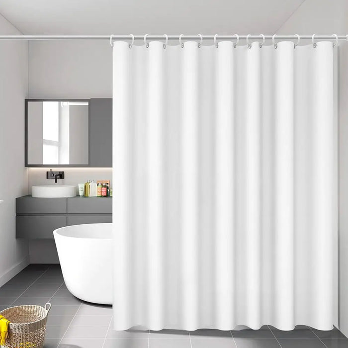 Shower Curtain Exma White PVC 140 x 180 cm - Баня<<<Дом Градина<<<BigBuy&&&Завеси и килими<<<Баня<<<Дом Градина<<<BigBuy