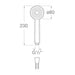 SHOWER HANDSET ROCA STELLA 80/1 - Душ слушалки<<<Смесители и душове<<<Баня<<<Praktiker&&&Душ комплекти