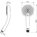 SHOWER HEAD VIDIMA FRESH B0827AA - Душ слушалки<<<Смесители и душове<<<Баня<<<Praktiker