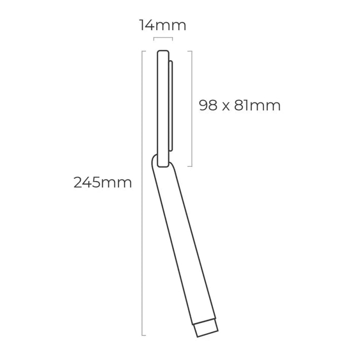 Shower Rose EDM 01334 ABS Chromed 8,1 x 1,4 x 24,5 cm - Баня<<<Дом Градина<<<BigBuy&&&Аксесоари и кранчета<<<Баня<<<Дом