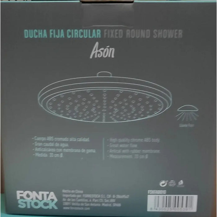 Shower Rose Fontastock ASÓN ABS Ø 20 cm - Баня<<<Дом Градина<<<BigBuy&&&Аксесоари и кранчета<<<Баня<<<Дом
