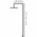 Shower Rose Rousseau DODDY Yellow Brass ABS Polished brass - Баня<<<Дом Градина<<<BigBuy&&&Аксесоари и