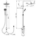 SHOWER SET IDEALSTANDARD IDEALRAIN A6281AA - Душ комплекти<<<Смесители и душове<<<Баня<<<Praktiker