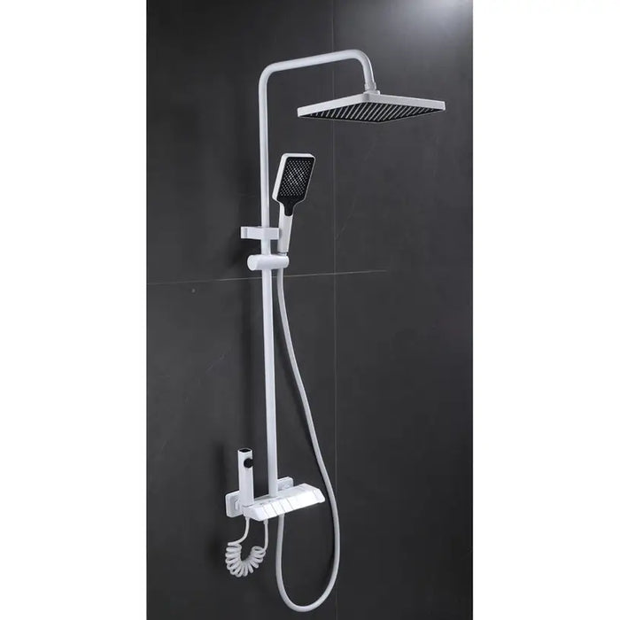 SHOWER SYSTEM THERMOSTAT SYNCHRO SKL-23158 WHITE - Душ системи колони<<<Смесители и душове<<<Баня<<<Praktiker