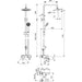 SHOWER SYSTEM VIDIMA SEVA L - Душ системи колони<<<Смесители и душове<<<Баня<<<Praktiker&&&Душ
