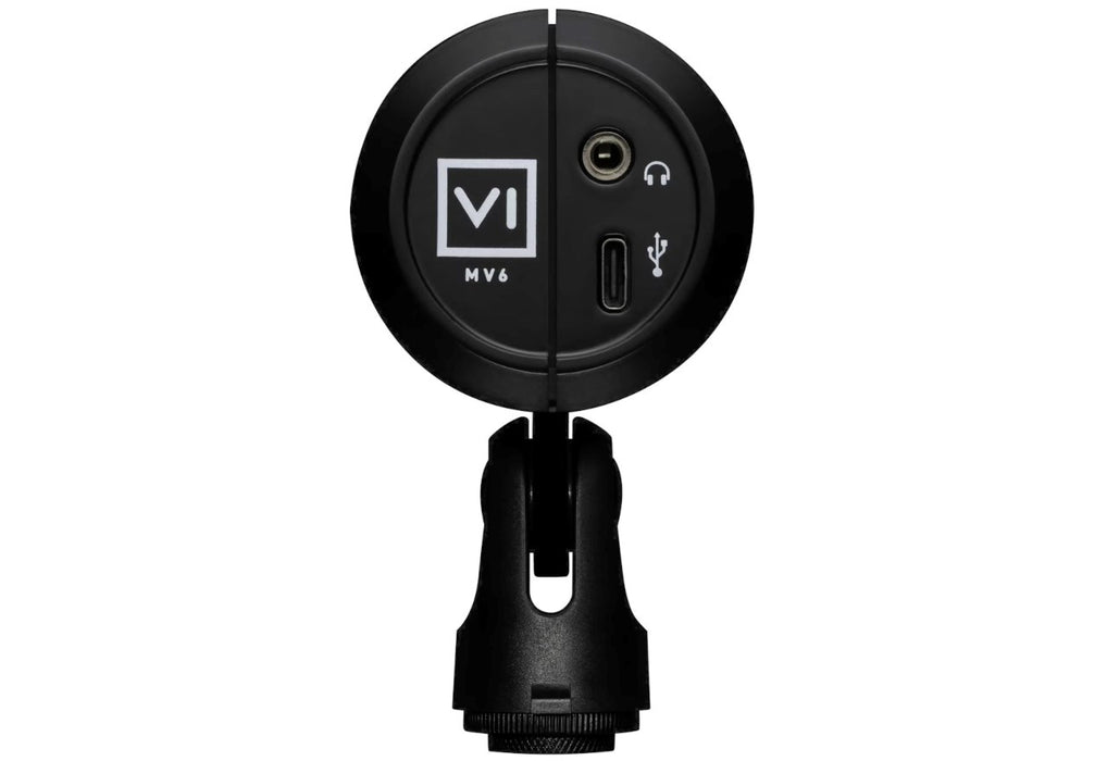 Shure MV6 - USB-C cardioid dynamic microphone for gamers and streamers