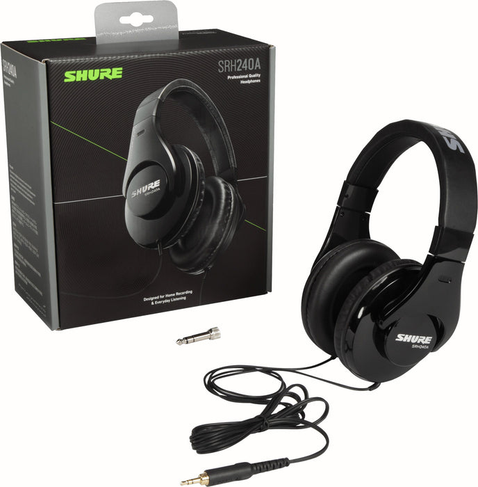 Headphones Shure SRH240A-BK-EFS Black