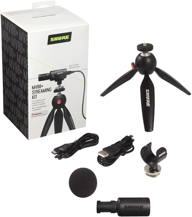 Microphone Shure MV88+DIG-VIDKIT Black