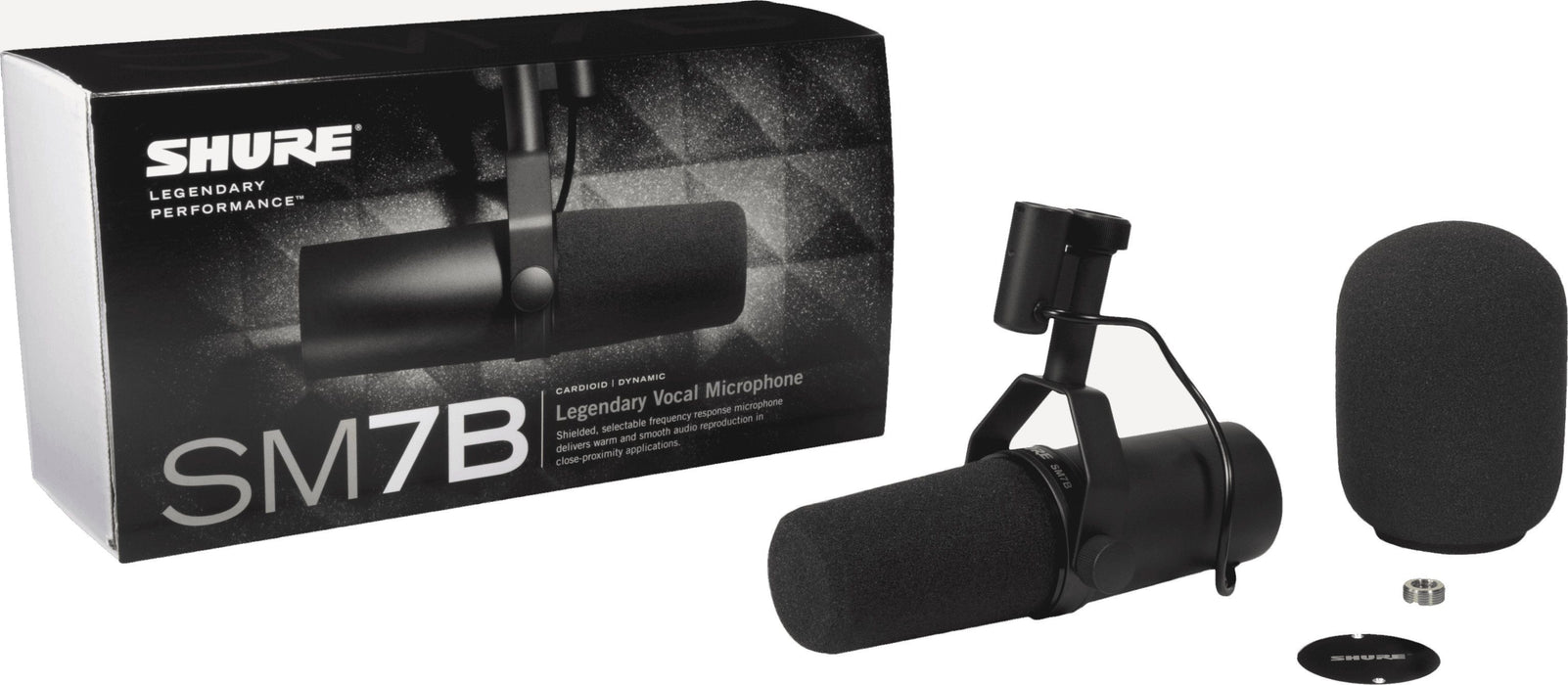 Shure SM7B microphone Black Studio microphone