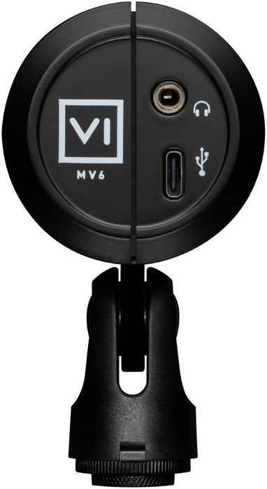 Shure MV6 - USB-C cardioid dynamic microphone for gamers and streamers