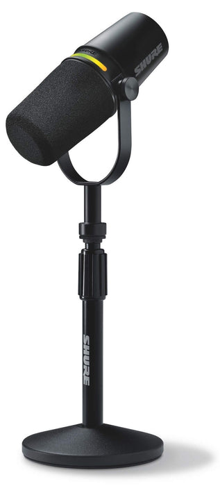 Shure MV7+-K-BNDL - lectern/vocal microphone with XLR/USB-C connector, black + desk stand GATOR