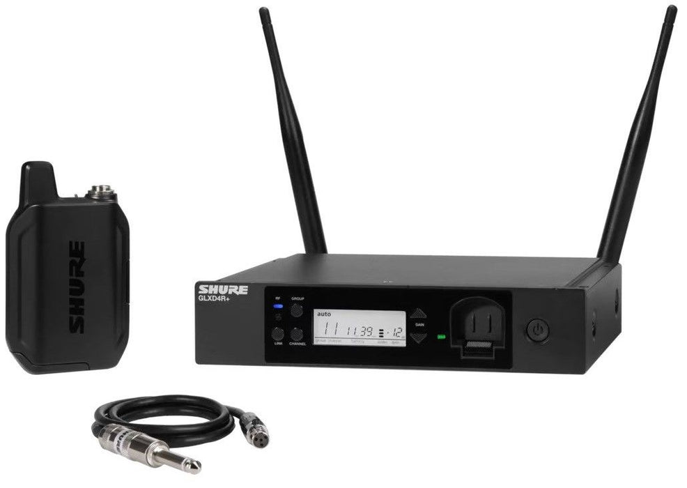 Shure wireless microphone system - GLXD14R+, black