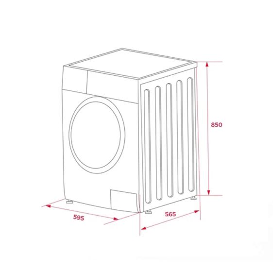 Washing machine TEKA WMK 81050 WH, 10 kg, AutoDose, 1500 rpm