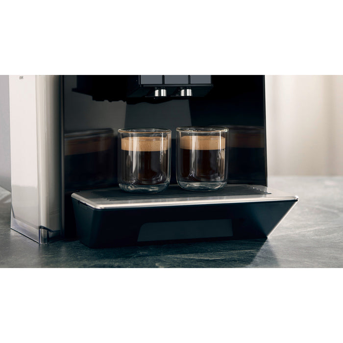 Coffee machine SIEMENS TQ903R09 2300.00 ml, 19.00 bar, BLACK / STAINLESS STEEL