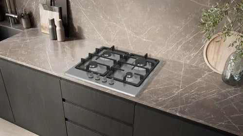 Siemens EG6B5PK90 hob Black, Stainless steel Built-in 60 cm Gas 4 zone(s)