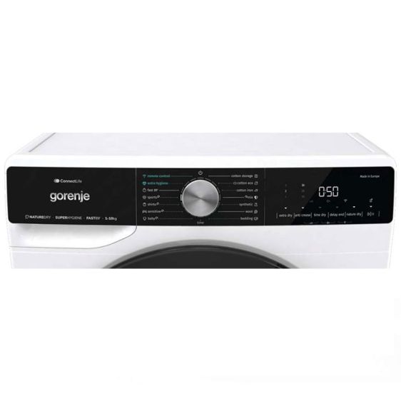 Dryer GORENJE DNS12, 10 kg, Wi-Fi, Heat pump