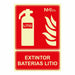 Sign Normaluz 21 x 30 cm PVC Extinguisher - Декорация и Осветление<<<Дом Градина<<<BigBuy&&&Картини и