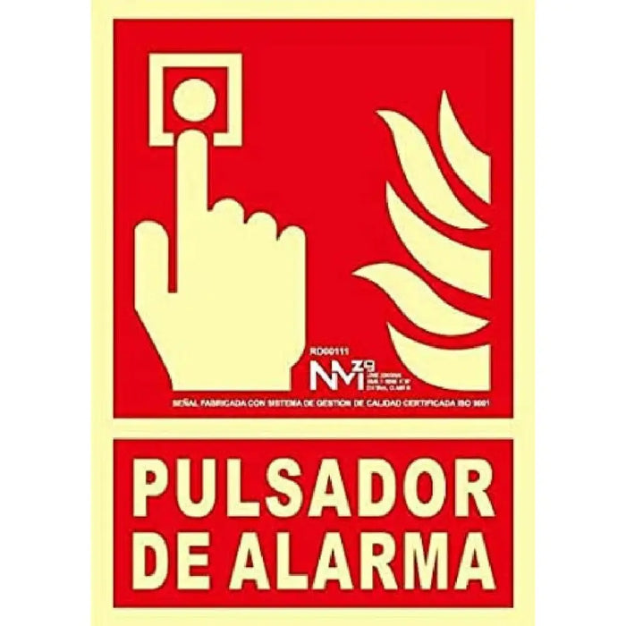 Sign Normaluz No utilizar en caso de incendio PVC - Декорация и Осветление<<<Дом Градина<<<BigBuy&&&Картини и