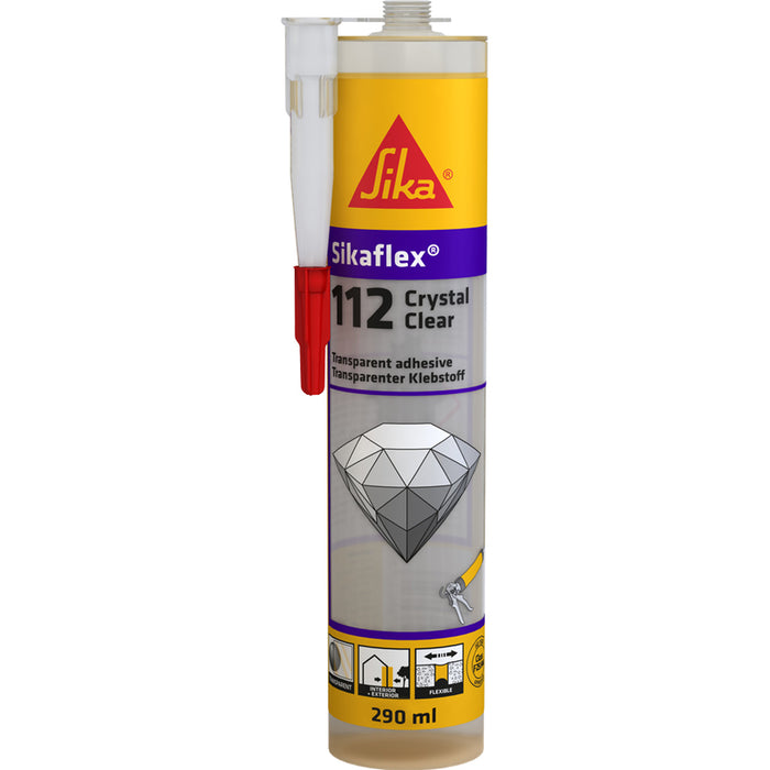 ADHESIVE - SEALANT TRANSPARENT SIKA SIKAFLEX 112 CRYSTAL CLEAR