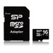 Silicon Power SP016GBSTH010V10SP memory card 16 GB MicroSDHC UHS-I Class 10 - SecureDigital flash