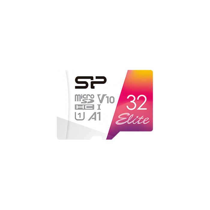 Memory card Silicon Power Elite Colorful 32GB, microSDXC, Class 10, SD Adapter