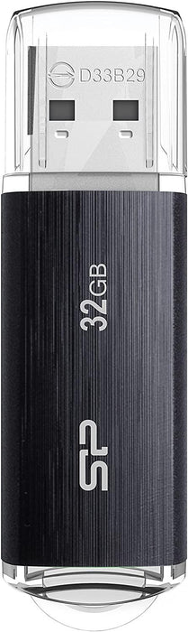 USB memory stick SILICON POWER Blaze B02, 32GB, USB 3.2 Gen 1, Black