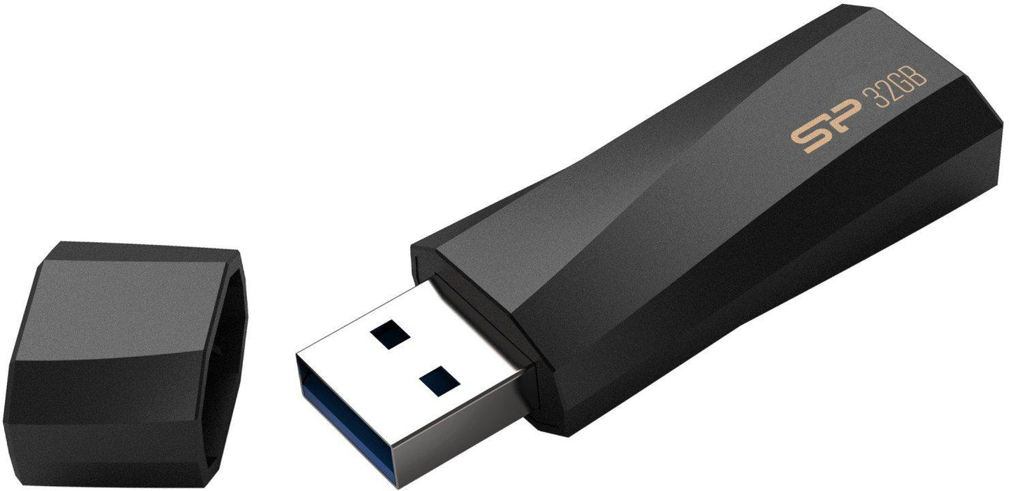 USB memory stick SILICON POWER Blaze B07, 32GB, USB 3.2, Black