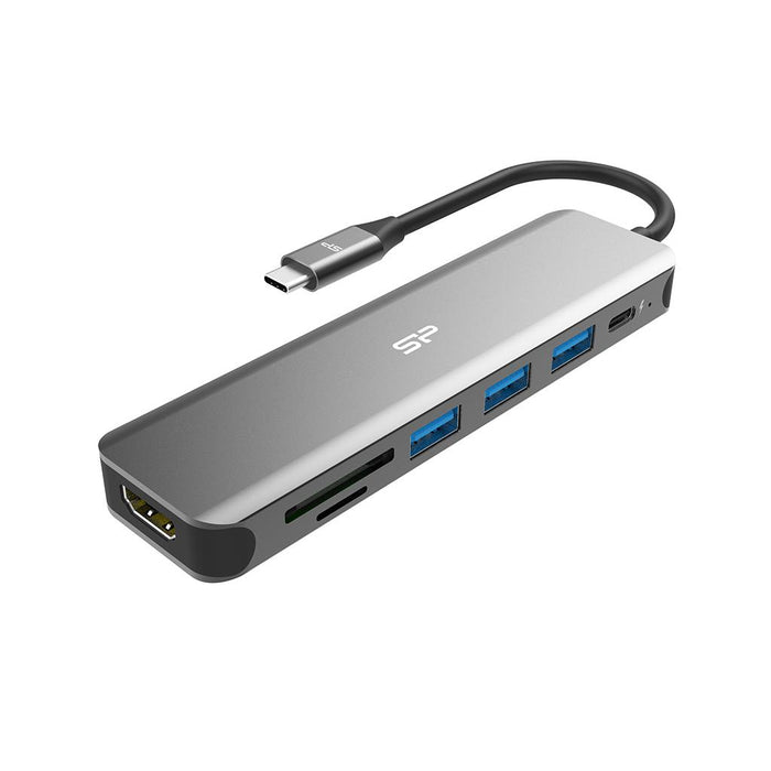 Docking station Silicon Power Boost SU20, 7 in 1, USB-C
