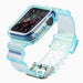 Silicone Band Strap Bracelet Case Strap Light Set for Apple Watch 44mm - Blue - Smartwatch straps and cases<<<HurtelXML