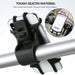 Silicone bicycle phone holder - black - Cell phone holders<<<HurtelXML