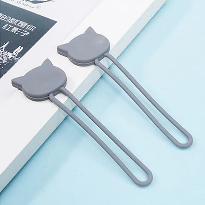 Silicone cable reel - gray - Other cell phone equipment<<<HurtelXML