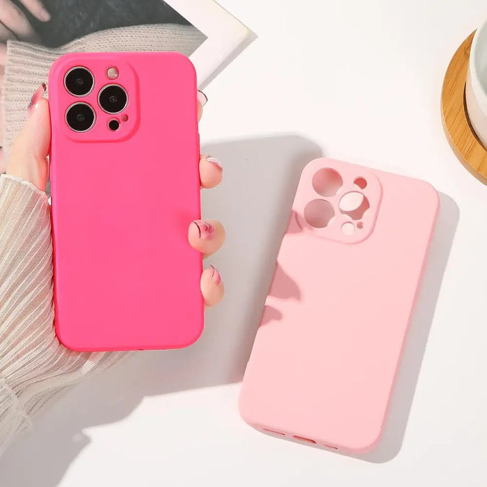 Silicone case for Samsung Galaxy A14 5G / Galaxy A14 silicone case pink - Cell phone cases and covers<<<HurtelXML