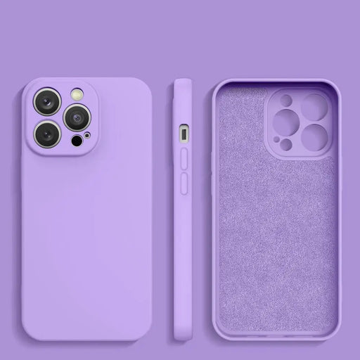 Silicone case for Samsung Galaxy A14 5G / Galaxy A14 silicone case purple - Cell phone cases and covers<<<HurtelXML