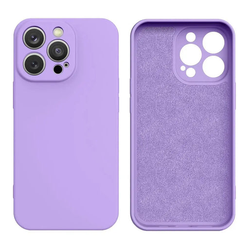 Silicone case for Samsung Galaxy A14 5G / Galaxy A14 silicone case purple - Cell phone cases and covers<<<HurtelXML