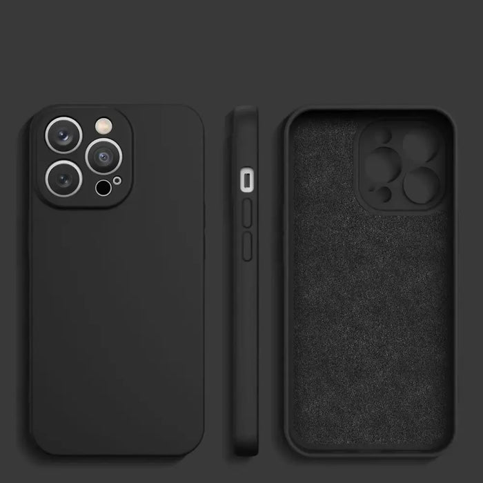 Silicone Case for Samsung Galaxy A35 - black - Cell phone cases and covers<<<HurtelXML