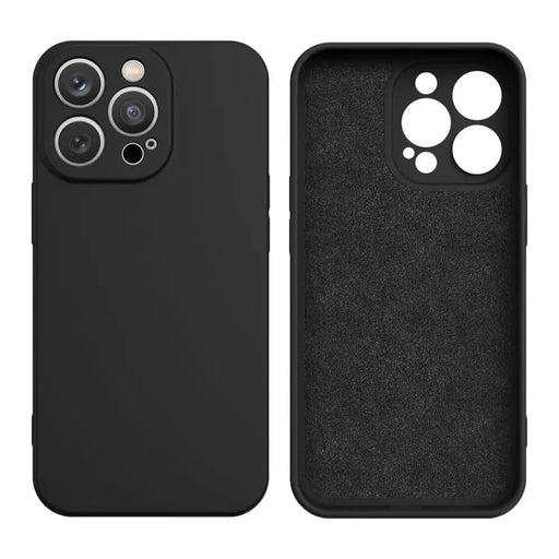 Silicone Case for Samsung Galaxy A36 5G - Black - Cell phone cases and covers<<<HurtelXML