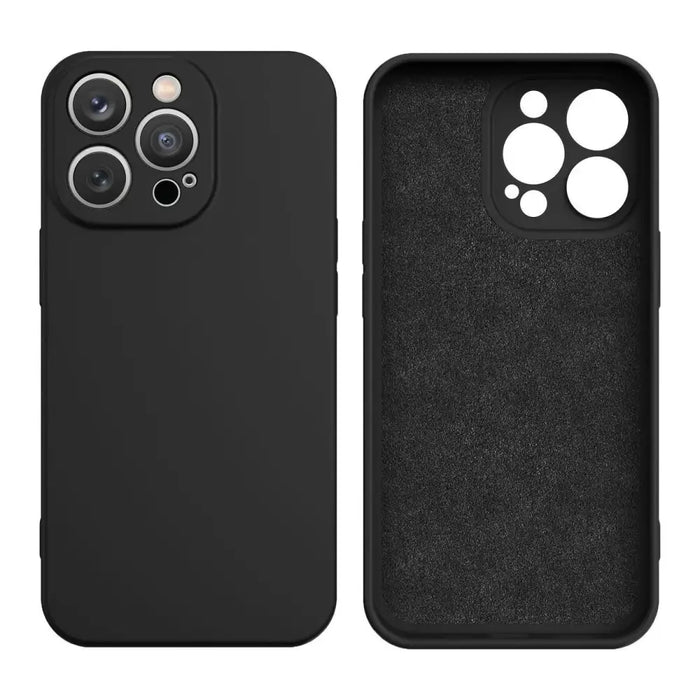 Silicone Case for Samsung Galaxy A36 5G - Black - Cell phone cases and covers<<<HurtelXML