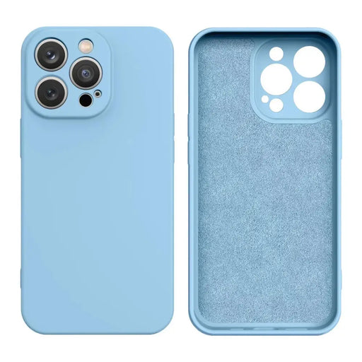 Silicone case for Samsung Galaxy A54 5G silicone cover light blue - Cell phone cases and covers<<<HurtelXML