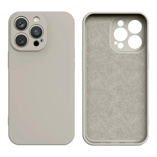 Silicone case for Samsung Galaxy S23 silicone cover beige - Cell phone cases and covers<<<HurtelXML