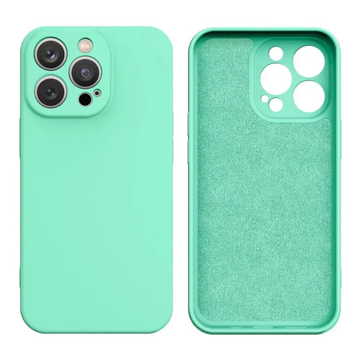 Silicone case for Xiaomi Redmi Note 11 Pro 5G / 11 Pro / 11E Pro silicone cover mint green - Cell phone cases