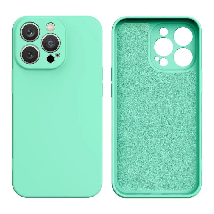Silicone case for Xiaomi Redmi Note 11 Pro 5G / 11 Pro / 11E Pro silicone cover mint green - Cell phone cases