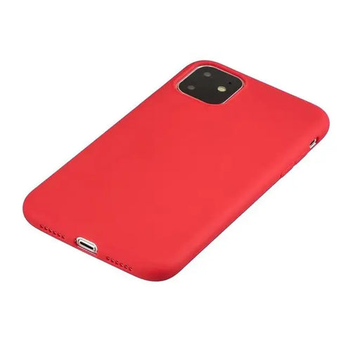 Silicone Case Soft Flexible Rubber Cover for iPhone 11 Pro red - Cell phone cases and covers<<<HurtelXML